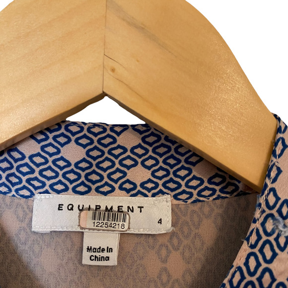 Equipment Dress Andrinna Button-Front Size 4 - Picture 6 of 10